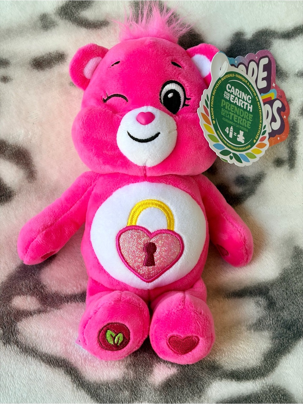 Care Bears (2025) “Secret Bear” Eco-Friendly Sparkle 9” Plush Care Bear/NWT